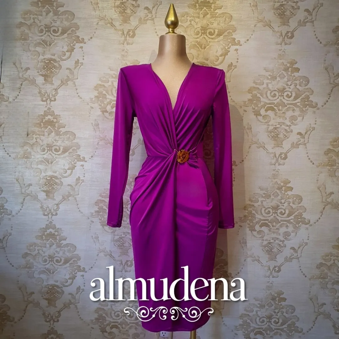 Vestido Corto Fiuxa con Manga Larga