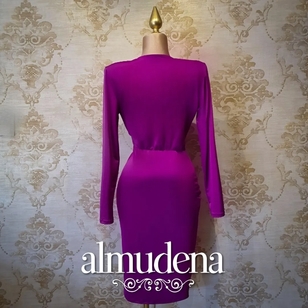 Vestido Corto Fiuxa con Manga Larga