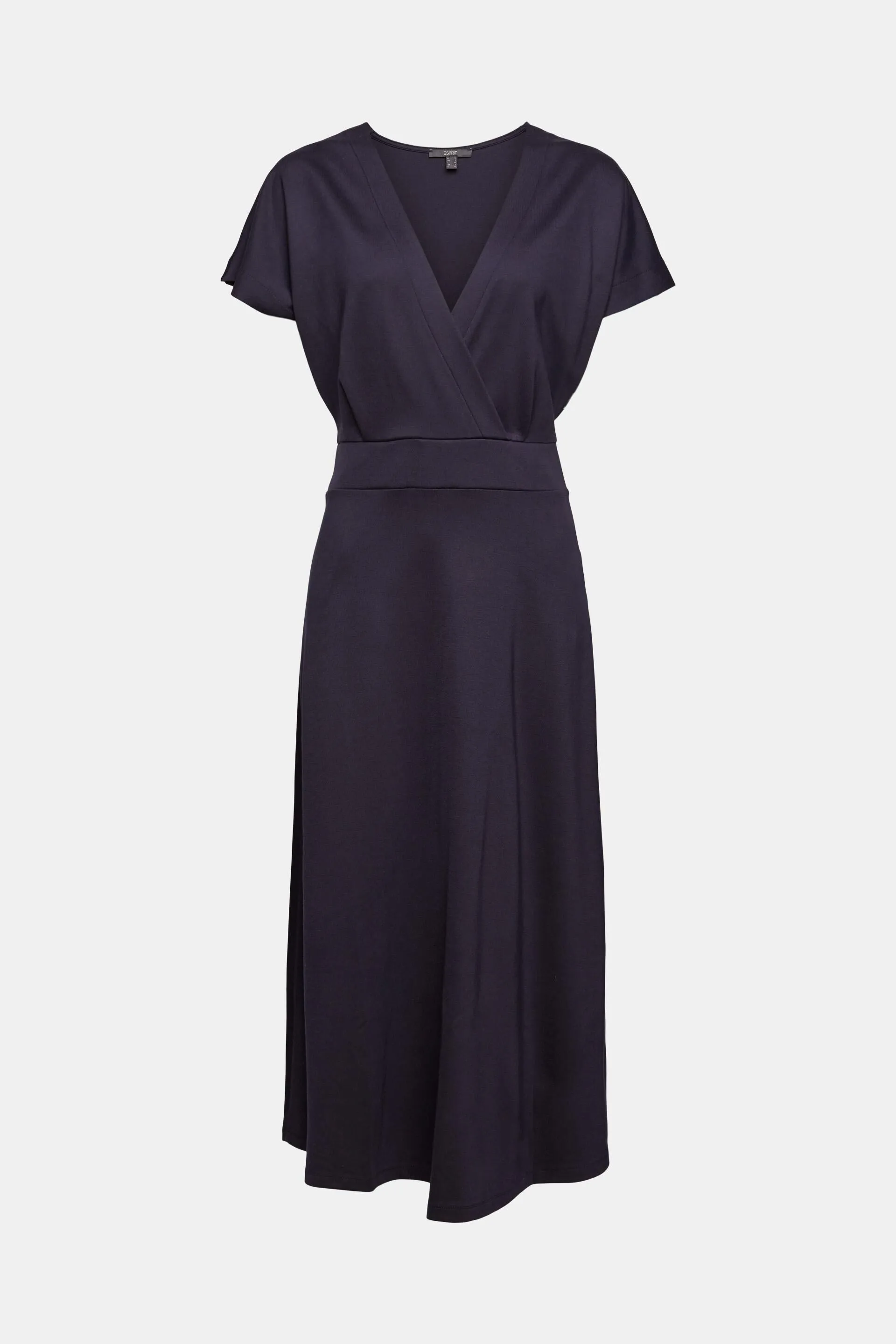 Vestido de jersey con efecto cruzado