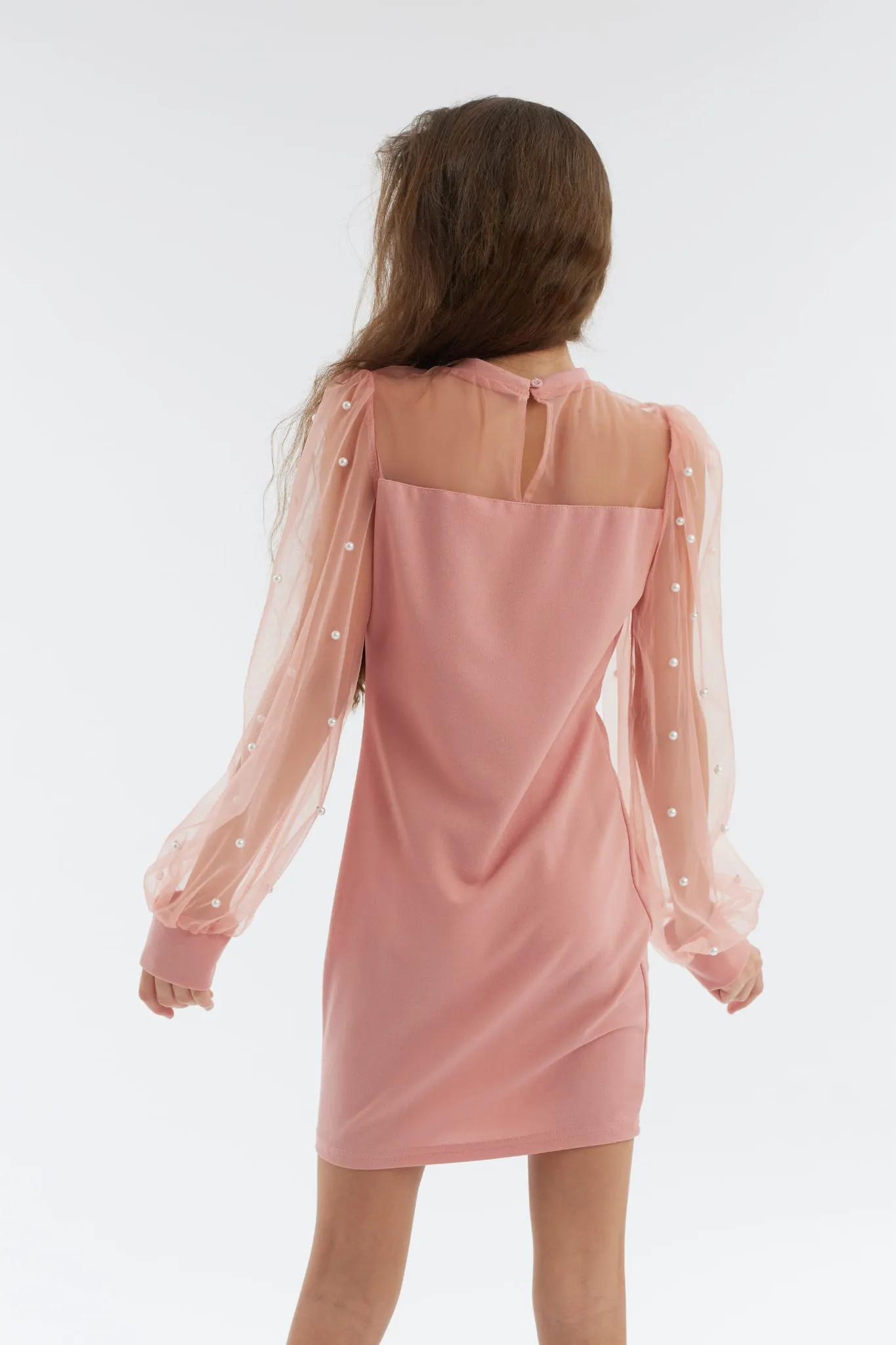 Vestido Elegancia Rosa Swing para Niña