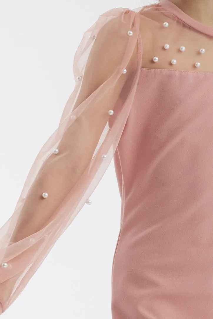 Vestido Elegancia Rosa Swing para Niña