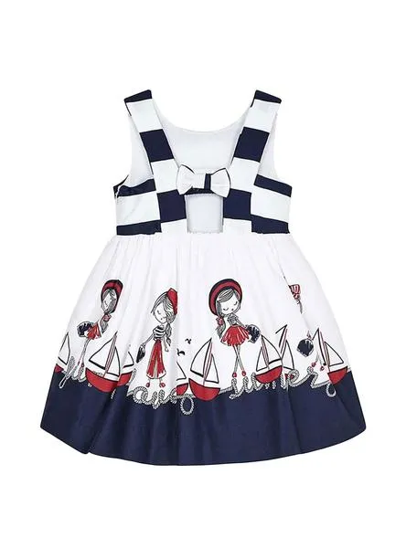 vestido mayoral navy azul para niña
