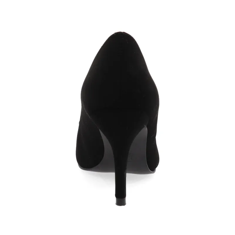Zapatilla de tacón medio Trender color Negro para Mujer