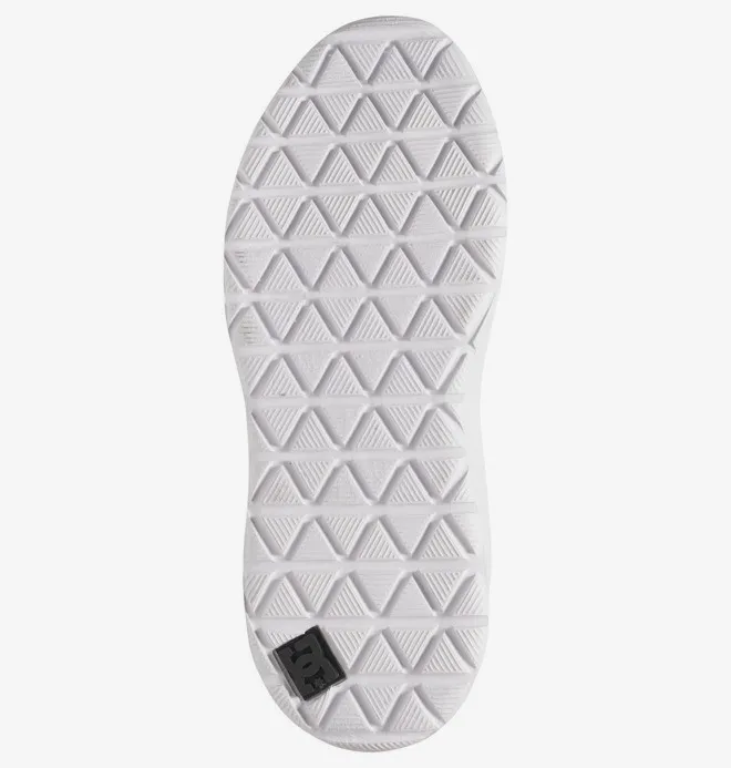 Zapatillas malla y ante DC SHOES para niño HEATHROW BLACK/WHITE (bkw) Ref. ADBS700047  Negra y blanca