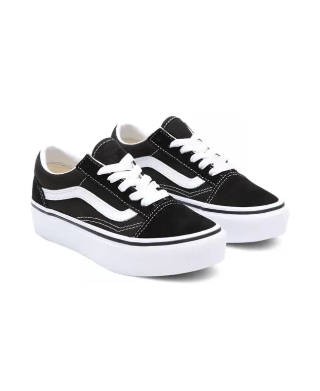 ZAPATILLAS VANS UY OLD SKOOL PLATFORM BLACKTRUE WHITE
