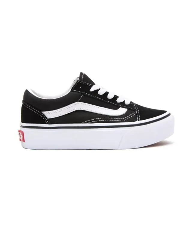 ZAPATILLAS VANS UY OLD SKOOL PLATFORM BLACKTRUE WHITE