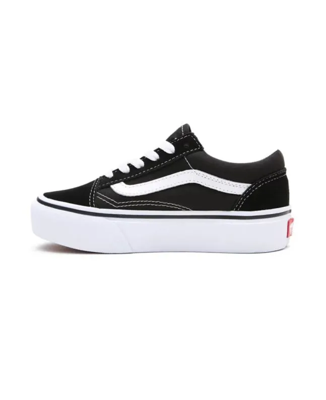 ZAPATILLAS VANS UY OLD SKOOL PLATFORM BLACKTRUE WHITE