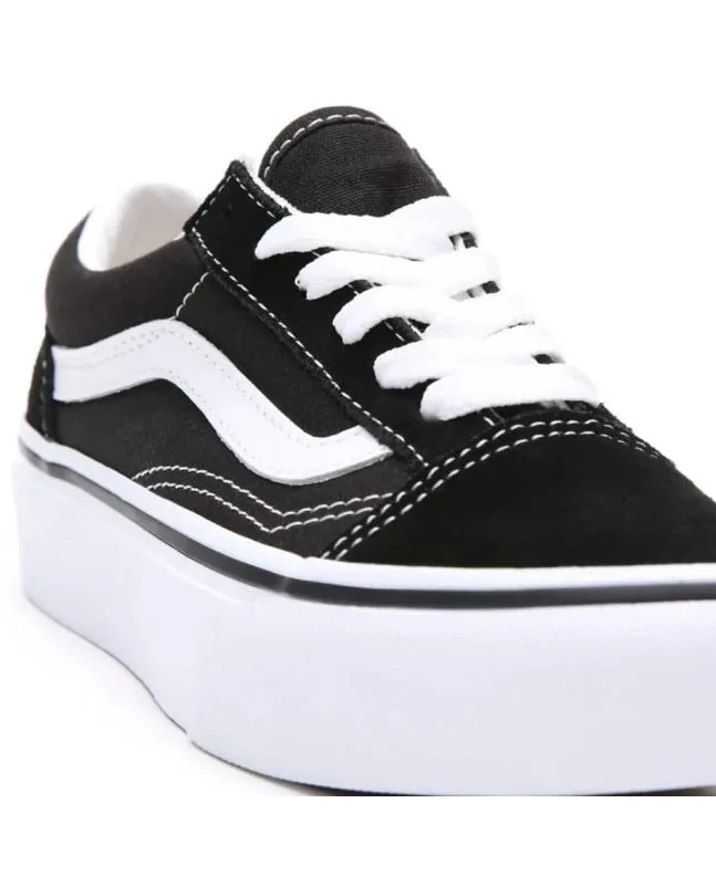 ZAPATILLAS VANS UY OLD SKOOL PLATFORM BLACKTRUE WHITE