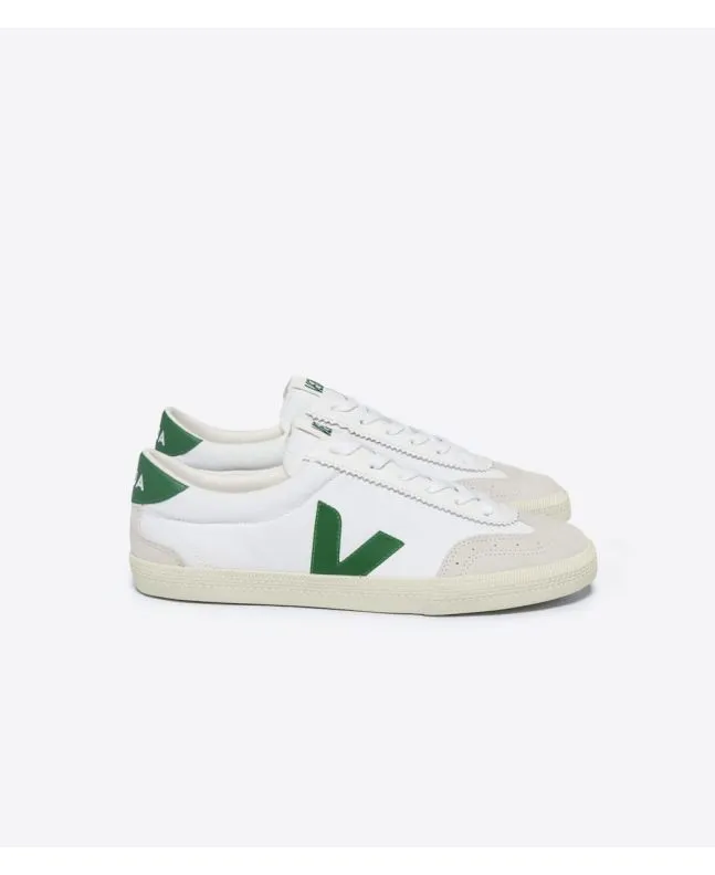 Zapatillas Veja Volley Canvas White Emeraude Unisex