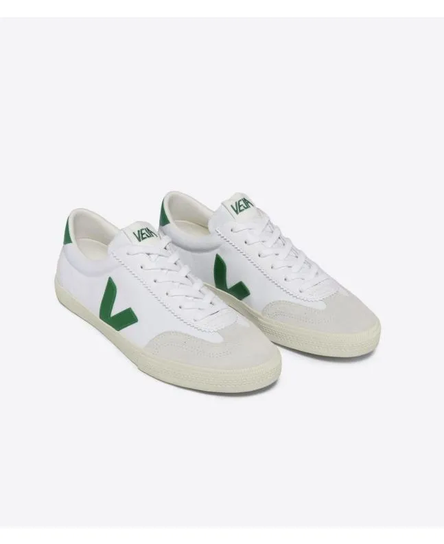 Zapatillas Veja Volley Canvas White Emeraude Unisex